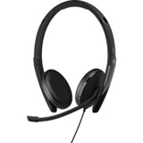 EPOS ADAPT 165T USB II on-ear headset Zwart