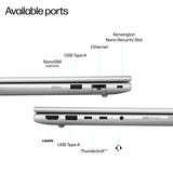 HP EliteBook 6 G1i AI (AD3Q7ET) 16"  Copilot+ laptop Zilver | Ultra 7 255H | Arc 140T | 32 GB | 1 TB SSD