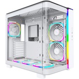 Montech KING 95 PRO midi tower behuizing Wit | 2x USB-A | 1x USB-C | RGB | Tempered Glass