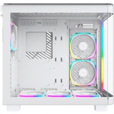 Montech KING 95 PRO midi tower behuizing Wit | 2x USB-A | 1x USB-C | RGB | Tempered Glass