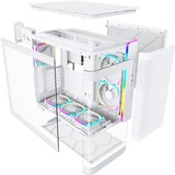 Montech KING 95 PRO midi tower behuizing Wit | 2x USB-A | 1x USB-C | RGB | Tempered Glass