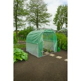 Nature Tuintunnel kweekkas Transparant/groen, 200 x 200 x 200 cm