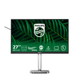 Philips 27B2G5200 27" monitor Zilver/zwart, VGA, HDMI, DisplayPort, USB, Audio, 100 Hz