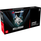 PowerColor Radeon RX 9070 GRE Hellhound 12GB GDDR6 grafische kaart Zwart, RDNA4, 3x DisplayPort, 1x HDMI 2.1
