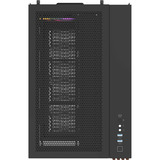 Thermaltake View 380 WS ARGB midi tower behuizing Zwart/houtkleur | 2x USB-A | 1x USB-C | RGB | Tempered Glass