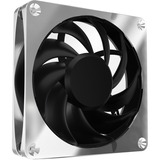 Alphacool Apex Stealth Metal case fan Chroom/zwart, 4-pin PWM fan-connector