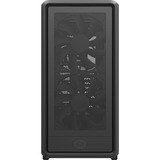 Cooler Master MasterFrame 600 Mesh midi tower behuizing Zwart | 2x USB-A | 1x USB-C | RGB | Tempered Glass