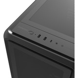 Cooler Master MasterFrame 600 Mesh midi tower behuizing Zwart | 2x USB-A | 1x USB-C | RGB | Tempered Glass
