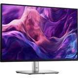 Dell P2425 24" monitor Zwart/zilver, HDMI, DisplayPort, VGA, 3x USB-A, USB-B, USB-C