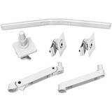 Ergotron LX Pro Desk Dual Direct Arm monitorarm Wit
