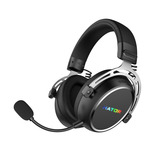 Hator Hypergang 3 Wireless over-ear gaming headset Zwart, RGB, 2.4GHz / Bluetooth / USB