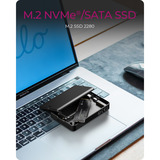 ICY BOX IB-CR601M-C31 externe behuizing Zwart