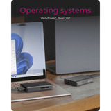 ICY BOX IB-CR601M-C31 externe behuizing Zwart