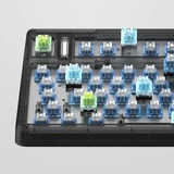 Iqunix OG80 Dark Side Wireless Mechanical Keyboard Zwart, US lay-out (QWERTY), Cherry MX Red, 80% (TKL)	, RGB leds, Hot-swappable, PBT, 2.4GHz | Bluetooth 5.1 | USB-C