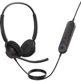 Jabra Engage 40 Link, MS on-ear headset Zwart, Stereo, USB-A