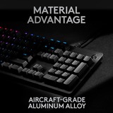 Logitech G513 CARBON LIGHTSYNC RGB Mechanical Gaming Keyboard Zwart, US lay-out, GX Brown, RGB leds