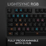 Logitech G513 CARBON LIGHTSYNC RGB Mechanical Gaming Keyboard Zwart, US lay-out, GX Brown, RGB leds