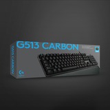 Logitech G513 CARBON LIGHTSYNC RGB Mechanical Gaming Keyboard Zwart, US-International, GX Brown, RGB leds