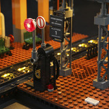 Lumibricks Steampunk World - Steampunk Train Station Constructiespeelgoed F9007V2.0