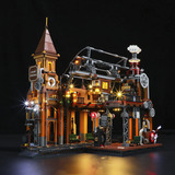 Lumibricks Steampunk World - Steampunk Train Station Constructiespeelgoed F9007V2.0