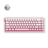 MCHOSE Ace 68 Turbo Full-aluminum Esports Hall Effect Keyboard, gaming toetsenbord Lichtroze, US lay-out, Mount Tai GT HE, 65%, 16K, RGB, Hot swap, USB-C, Hall Effect Sensor