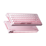 MCHOSE Ace 68 Turbo Full-aluminum Esports Hall Effect Keyboard, gaming toetsenbord Lichtroze, US lay-out, Mount Tai GT HE, 65%, 16K, RGB, Hot swap, USB-C, Hall Effect Sensor