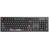 Montech Mkey Darkness, toetsenbord Zwart, US lay-out, Gateron G Pro Yellow, Hot-swappable, RGB, PBT