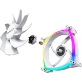 Montech RX140 PWM RGB case fan Wit, 140 x 25 x 140 mm, 3-pin ARGB