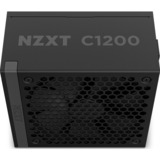 NZXT C1200 Gold ATX 3.1 modulaire 1200 watt voeding  Zwart, 1x 12V-2x6, 3x PCIe