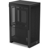 NZXT H2 Flow mini tower behuizing Zwart | 2x USB-A | 1x USB-C | Tempered Glass