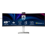 Philips 49B2U6900CH 48.8" Curved UltraWide monitor Zwart, Webcam, HDMI, DisplayPort, USB-C, LAN, Audio 