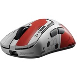 Pulsar [Quiccs Edition] Xlite v4 Mini Gaming Mouse Wit/rood, 32,000 DPI, 8000 Hz