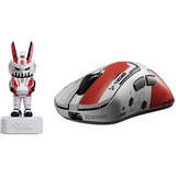 Pulsar [Quiccs Edition] Xlite v4 Mini Gaming Mouse Wit/rood, 32,000 DPI, 8000 Hz