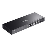 TP-Link Omada ES220GMP 20-Poort Gigabit Easy Managed Switch Zwart, 16x PoE+, 2x Gigabit SFP