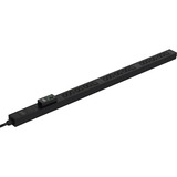 APC Easy Metered Rack PDU, 11 kW, 400V, IEC309 3 Fase Zwart, 21x C13, 3x C19, EPDU1216M