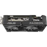 ASUS DUAL Radeon RX 9060 XT 16GB grafische kaart Zwart, 2x DisplayPort, 1x HDMI
