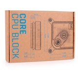 Alphacool Core 1 Aurora Black cpu-koeler Zwart, aRGB