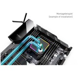 Alphacool Core 1 Aurora Black cpu-koeler Zwart, aRGB