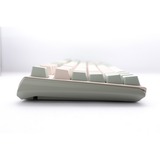 Ducky One 3 Matcha TKL mechanisch toetsenbord Crème, US lay-out (QWERTY), Cherry MX Blue, 80% (TKL)	, PBT Double Shot, hot swap