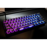 Ducky One 3 Mini Aura RGB mechanisch toetsenbord Zwart, US lay-out (QWERTY), Cherry MX Silent Red, 60%, ABS Double Shot, hot swap