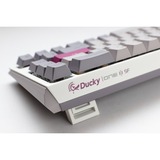 Ducky One 3 Mist Grey SF, toetsenbord Lichtgrijs, US lay-out, Cherry MX Red, RGB led, Double-shot PBT, Hot-swappable, QUACK Mechanics, 65%