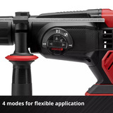 EINHELL Accu Boorhamer TE-HD 18/20 Li (1x4,0Ah) Rood/zwart, Incl. 1x 4.0 Ah Power X-Change accu en lader