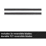 EINHELL Accu Schaafmachine TE-PL 18/82 Li Solo elektrische schaafmachine Rood/zwart, Accu en oplader niet inbegrepen