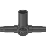 GARDENA T-stuk voor Sproeiers/Einddruppelaars 4,6 mm (3/16") verbinding Donkergrijs, 5 Stuks