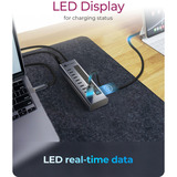 ICY BOX IB-HUB1450-C31 usb-hub Antraciet