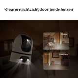 Imou Ranger Dual Pro 10MP beveiligingscamera Wit, 2x 5MP, WiFi 6