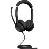 Jabra JBR Evolve2 50 USB-C MS Stereo on-ear headset Zwart