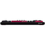 LORGAR KBP7075W, gaming toetsenbord Zwart, US lay-out, LOGAR Toxic Purple, 75%, RGB, Hot-swappable, PBT Double-shot, Bluetooth / 2.4GHz / USB