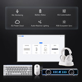 MCHOSE V9 Turbo+ Magnetic Wireless  over-ear gaming headset Zwart, Nintendo Switch, PlayStation 4, PlayStation 5, Mobiel, Pc, 2.4G / Bluetooth / USB