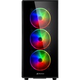 Sharkoon TG5 Pro RGB midi tower behuizing Zwart | 4x USB-A | RGB | Tempered Glass